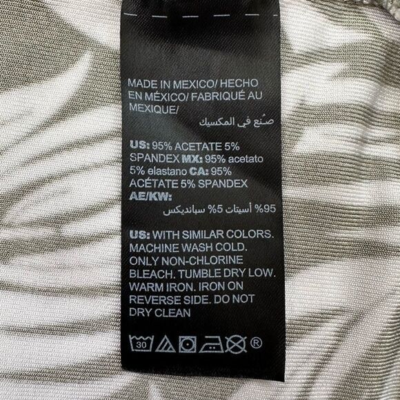 Chico’s Leaf Print Open Front Cardigan, Sz Large - Picture 13 of 14